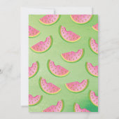Watermeloen Summer Party uitnodiging (Achterkant)