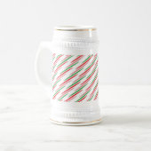 Watermeloen Summer Stripes Pattern-56204 Bierpul (Voorkant links)