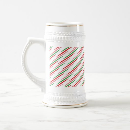 Watermeloen Summer Stripes Pattern-56204 Bierpul (Links)