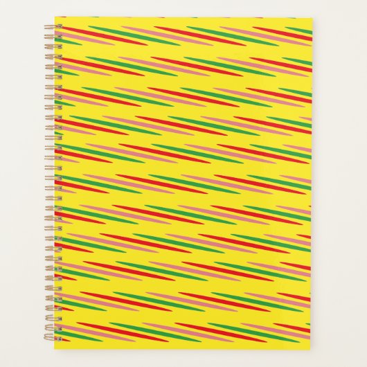 Watermeloen Summer Stripes Pattern-56204 Planner (Voorkant)