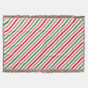 Watermeloen Summer Stripes Pattern-56206 Deken