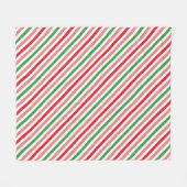 Watermeloen Summer Stripes Pattern-56206 Fleece Deken (Voorkant (Horizontaal))