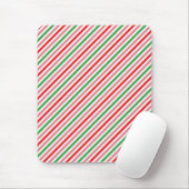 Watermeloen Summer Stripes Pattern-56206 Muismat (Met muis)
