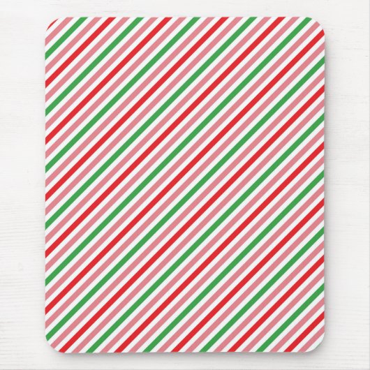 Watermeloen Summer Stripes Pattern-56206 Muismat (Voorkant)