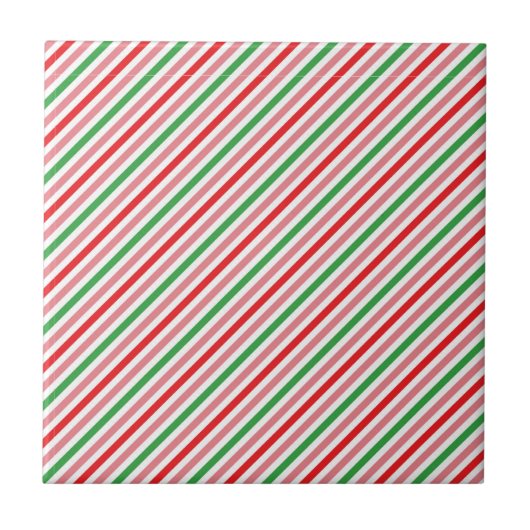 Watermeloen Summer Stripes Pattern-56206 Tegeltje (Voorkant)