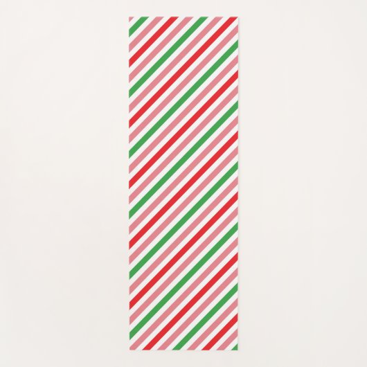 Watermeloen Summer Stripes Pattern-56206 Yogamat (Voorkant)