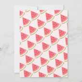 Watermeloen Sweet Girl Fruit Kaart (Achterkant)