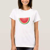 Watermeloen T-shirt, Casual watermeloen t-shirt (Voorkant)