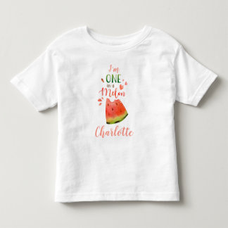 Watermeloen t-shirt Eén in een meloen meisje shirt