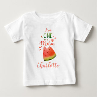 Watermeloen t-shirt Eén in een meloen meisje shirt