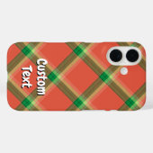 Watermeloen Tartan Hoesje-Mate iPhone Case (Achterkant (horizontaal))