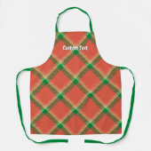 Watermeloen Tartan Schort (Voorkant)