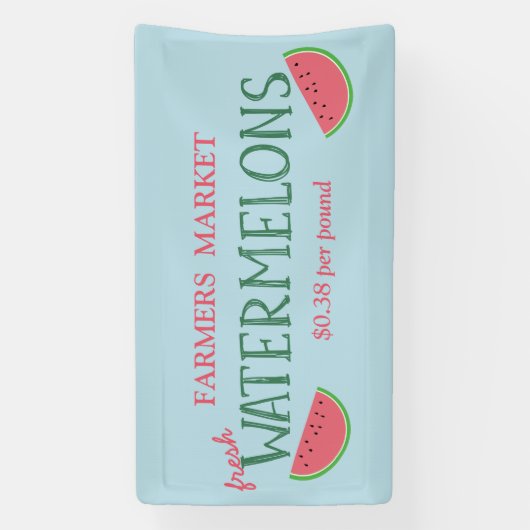 Watermeloen te koop Adverteren Business Banner (Verticaal)