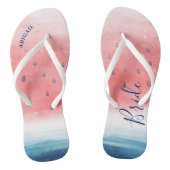 Watermeloen Teenslippers Wedding Party Bruid Sanda (Voetbed)