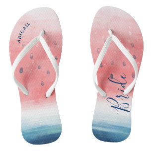 Watermeloen Teenslippers Wedding Party Bruid Sanda