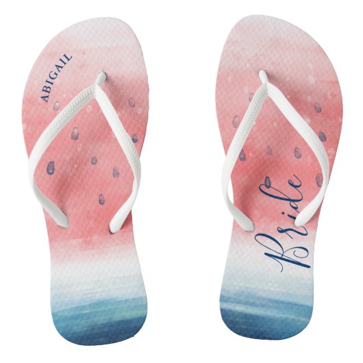 Watermeloen Teenslippers Wedding Party Bruid Sanda (Voetbed)