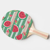 Watermeloen Tegels Tafeltennisbatje (Zijkant)