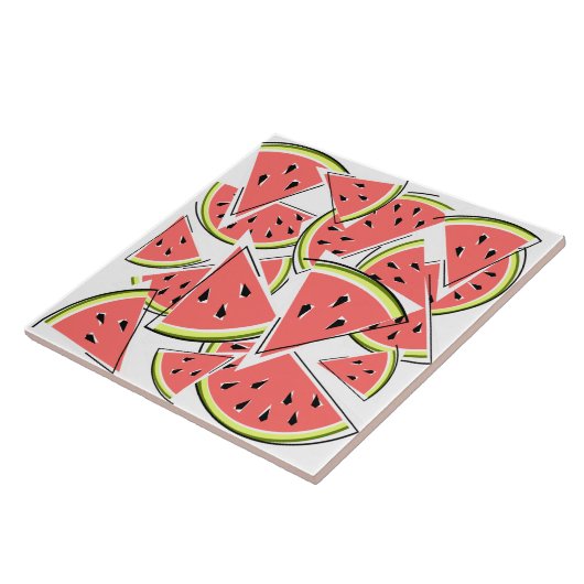 Watermeloen Tegeltje (Zijkant)