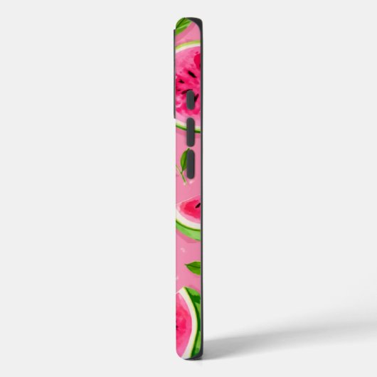 Watermeloen telefoonhoesje - Roze zomer fruit patr Case-Mate iPhone Case (Achterkant / Links)