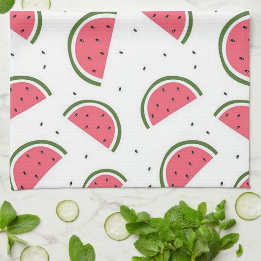 Watermeloen Theedoek (Gevouwen)