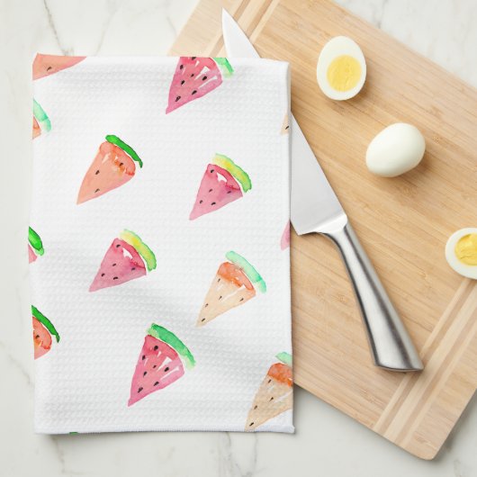 Watermeloen Theedoek (Quarter Fold)