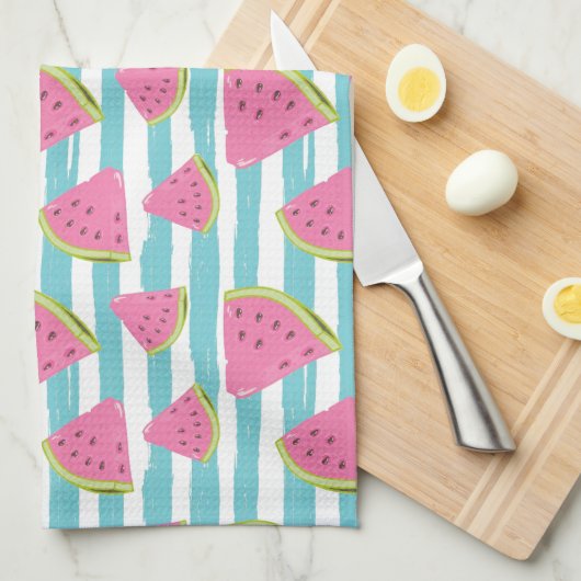 Watermeloen Theedoek (Quarter Fold)