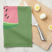 Watermeloen Theedoek (Quarter Fold)