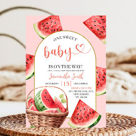 Watermeloen Thema Zomer Tropisch Fruit Baby shower Kaart