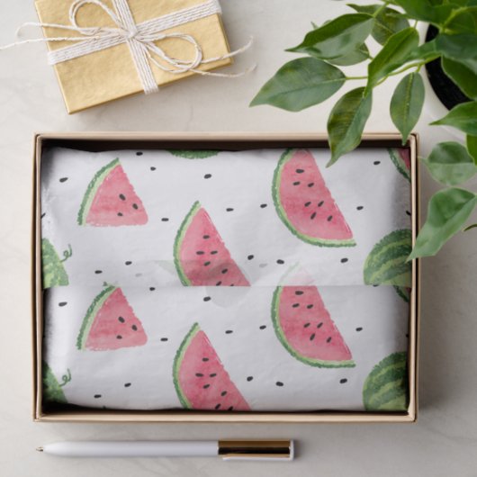 Watermeloen tissuepapier (Geschenk)