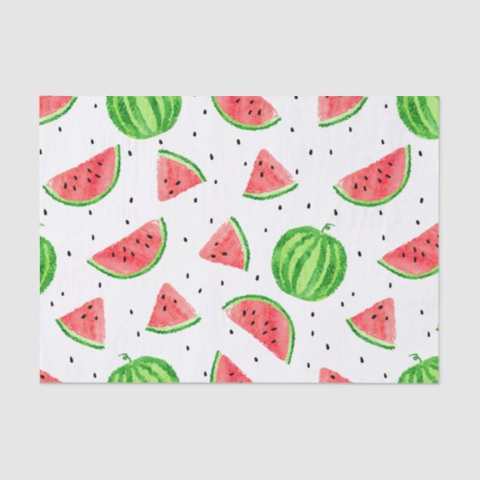 Watermeloen tissuepapier - Rood (Voorkant)