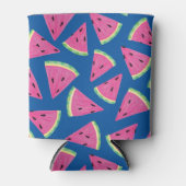 Watermeloen tropisch fruitpatroon blikjeskoeler (Voorkant)