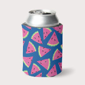 Watermeloen tropisch fruitpatroon blikjeskoeler