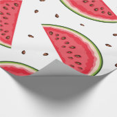 Watermeloen tropisch zomerpapier cadeaupapier (Hoek)