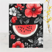 Watermeloen uit Palestina Kaart (Gele Bloem)