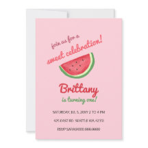 watermeloen - uitnodiging voor zomervakantie