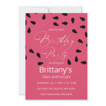 watermeloen - uitnodiging voor zomervakantie