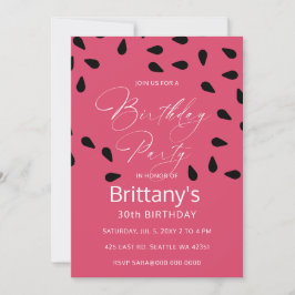 watermeloen - uitnodiging voor zomervakantie