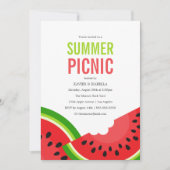 Watermeloen | Uitnodiging zomerpartij (Voorkant)