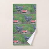Watermeloen van kippen bad handdoek (Handdoek)