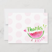 Watermeloen Verjaardag Bedankt Kaarten (Voorkant)