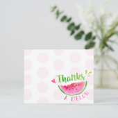 Watermeloen Verjaardag Bedankt Kaarten (Staand voorkant)