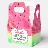 Watermeloen Verjaardag Favoriet Box Gepersonalisee Bedankdoosjes (Geopend)