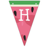 Watermeloen Verjaardagsbanner Vlaggetjes (Tweede vlag)