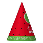 Watermeloen Verjaardagsfeestje Pet Feesthoedjes (Links)