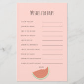 Watermeloen Verjaardagsfeestwensen voor Baby (Voorkant)