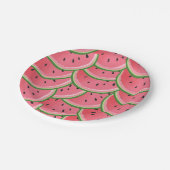 Watermeloen verjaardagspapier Borden zomermeloen Papieren Bordje (Gekanteld)