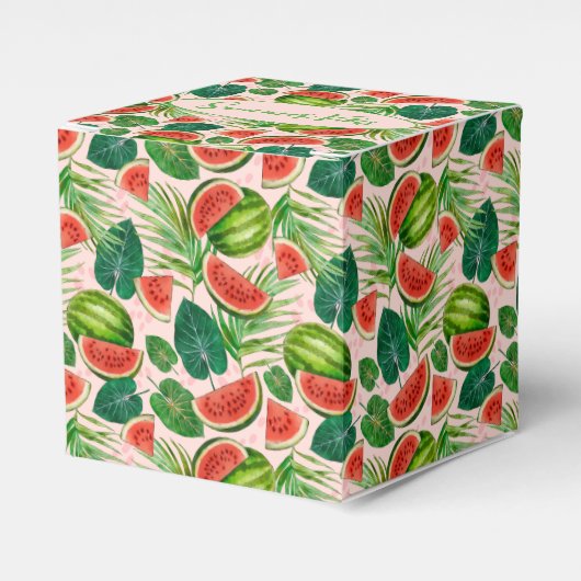 Watermeloen, vers bedankdoosjes (Voorkant Zijde)