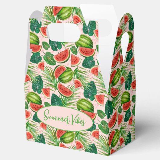 Watermeloen, vers bedankdoosjes (Geopend)