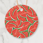 Watermeloen, vers bedankjes labels (Achterkant)