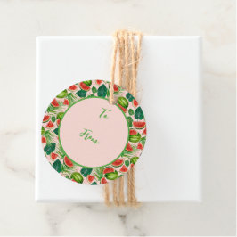 Watermeloen, vers bedankjes labels